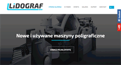 Desktop Screenshot of lidograf.pl