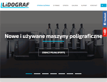 Tablet Screenshot of lidograf.pl